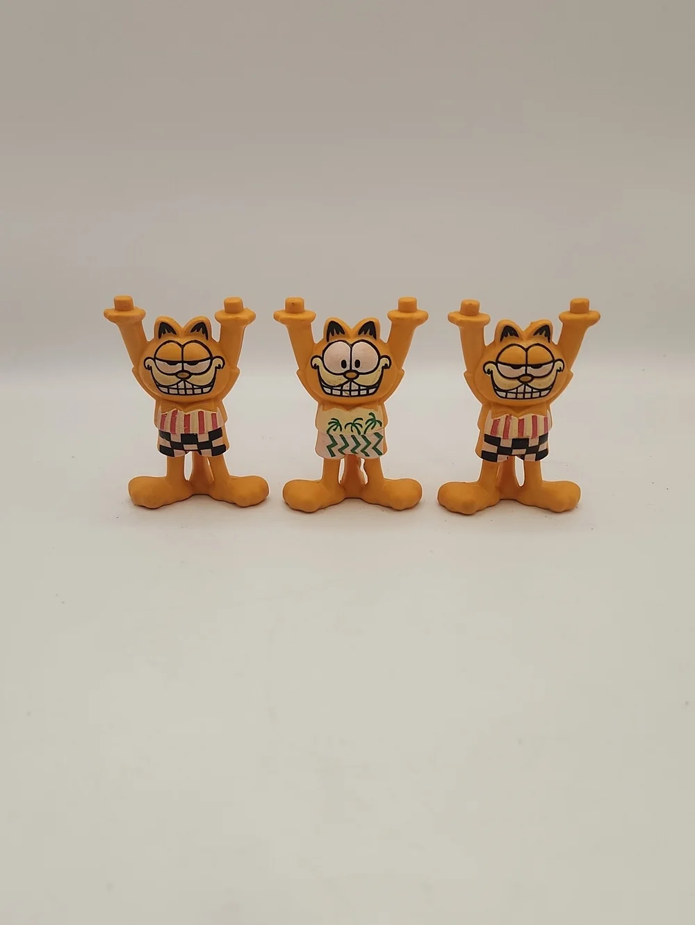 Vintage Garfield PVC Stackable Figures Lot United‎ Feature Syndicate 1978 1981